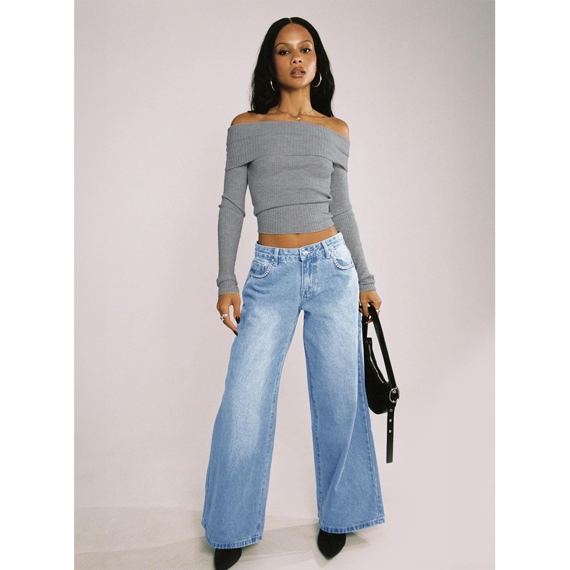 Pearlisle Baggy Jeans Light Wash