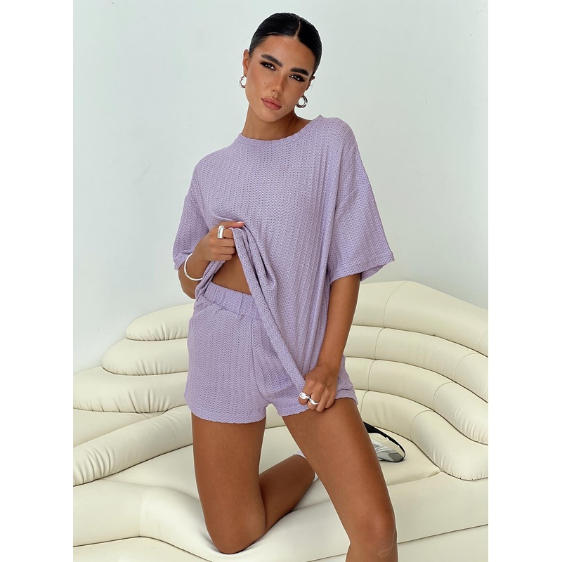 Cammie Knit Set Lilac