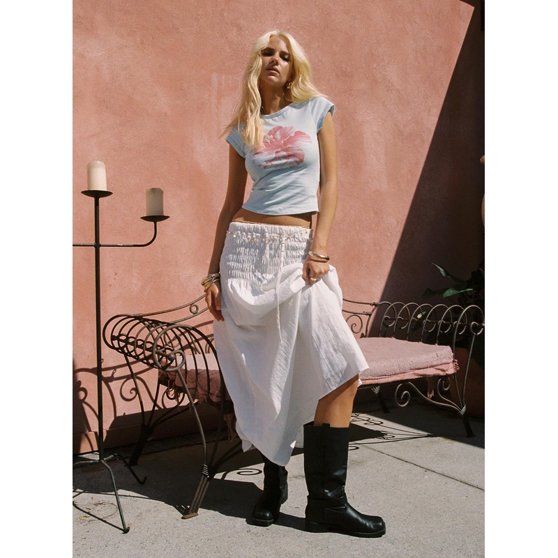 Carana Maxi Skirt White