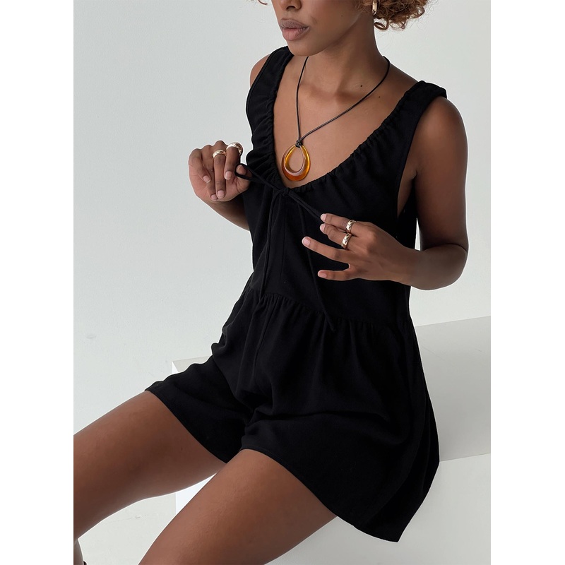Mackellar Romper Black