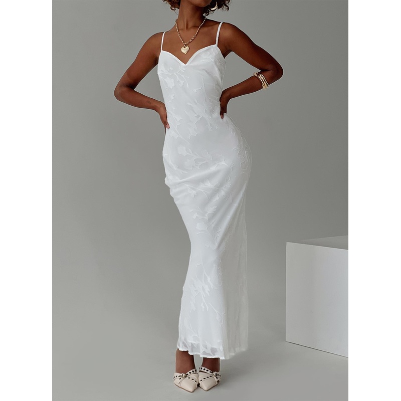 Naeema Maxi Dress White