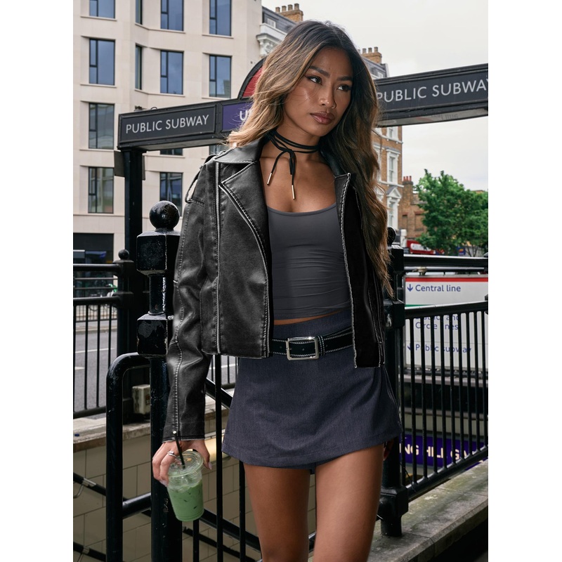 Jorge Skort Charcoal