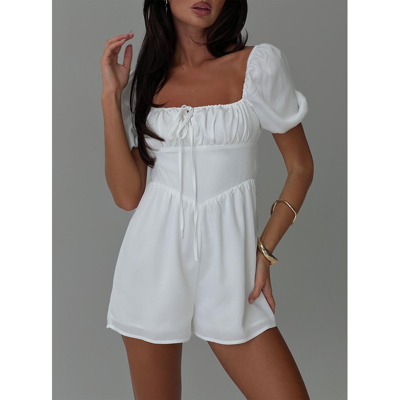 Rooney Romper White