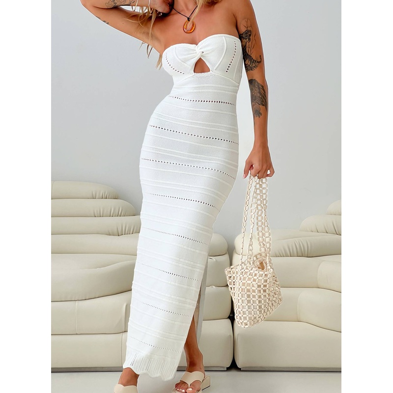 Cazwell Maxi Dress Cream
