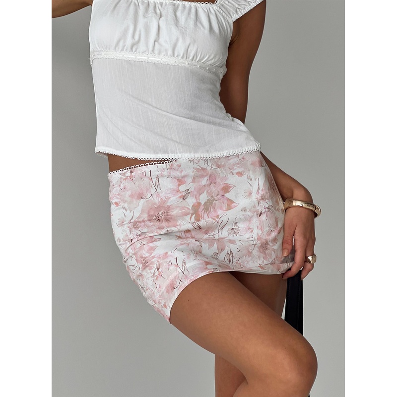 Gemelli Mini Skirt Floral