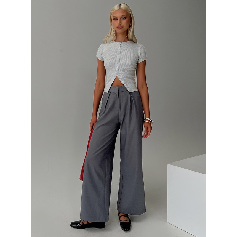 Relaxed Pants Charcoal