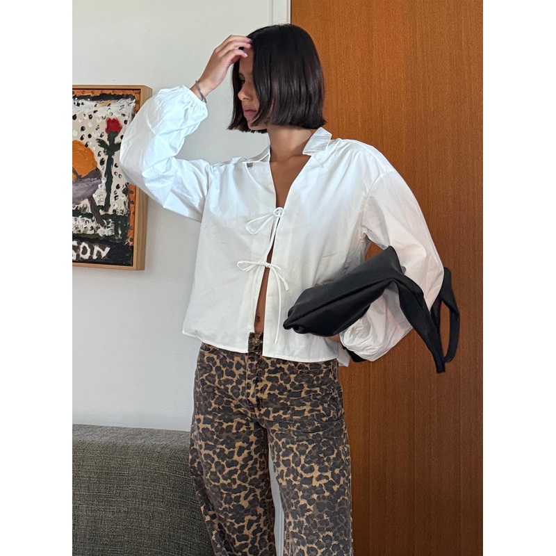 Rinon Long Sleeve Top White