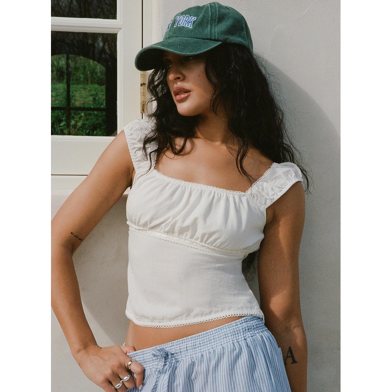 Thaliah Top White