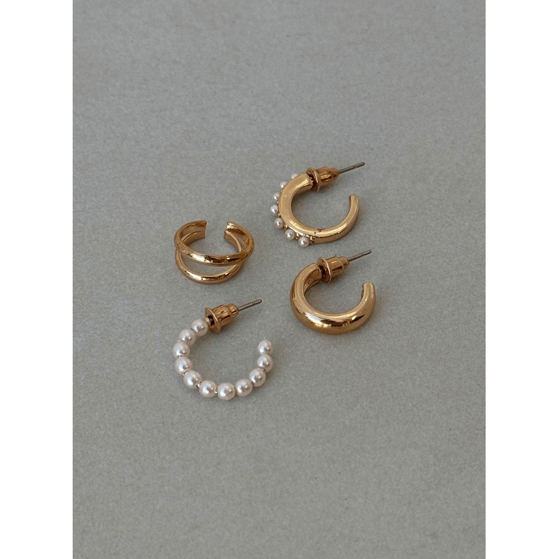 Aquaria Earring Pack Gold