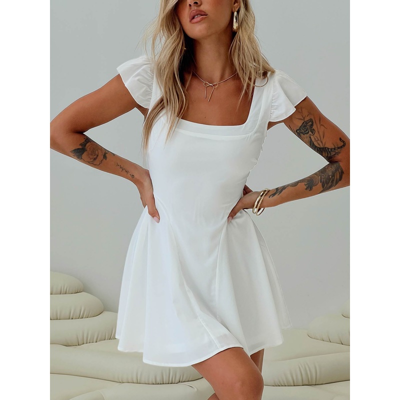 Aquaria Mini Dress White