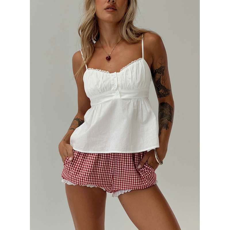 Caspia Top White