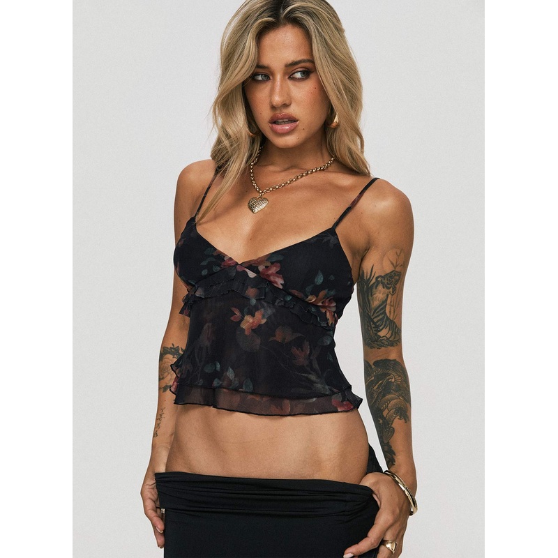 Catalpa Top Black