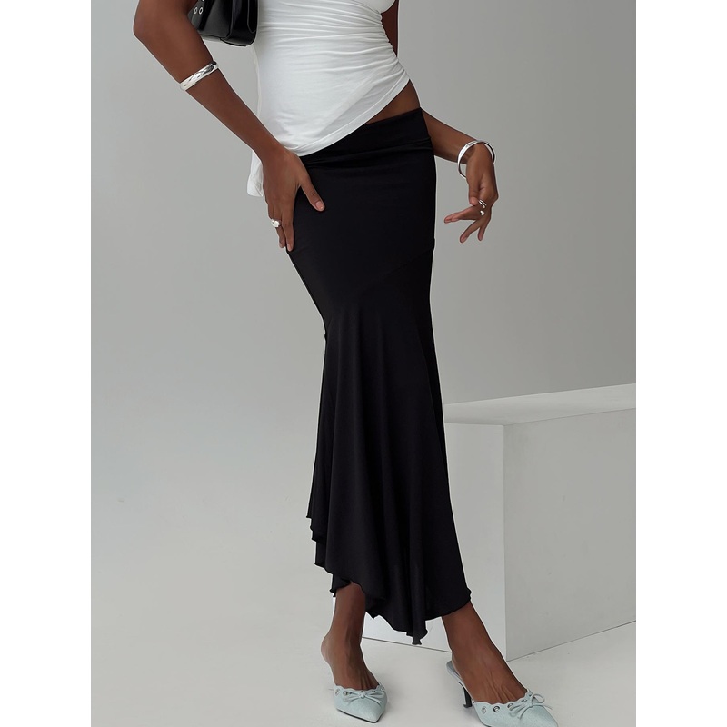 Dreamberry Maxi Skirt Black
