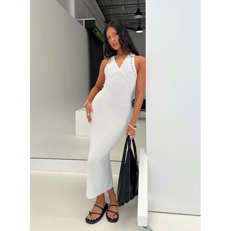 Nyman Maxi Dress White
