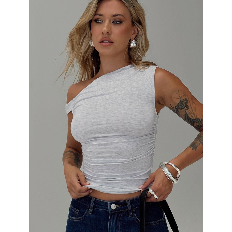 Beller Top Marle Grey