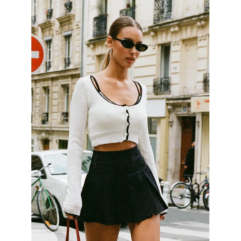 Chacklie Two-piece Top Cream