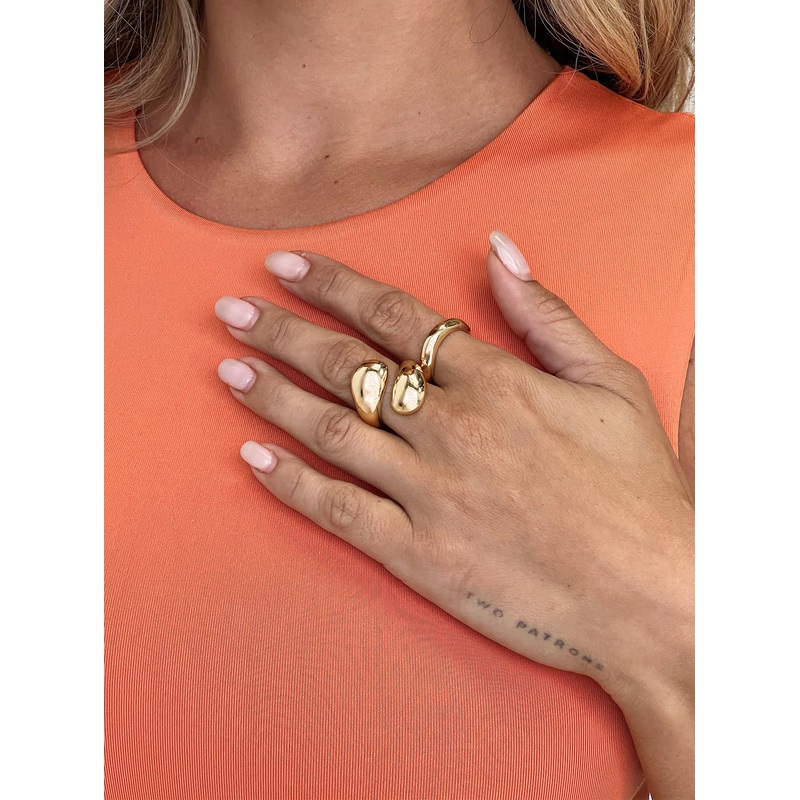 Hopes Up Ring Pack Gold
