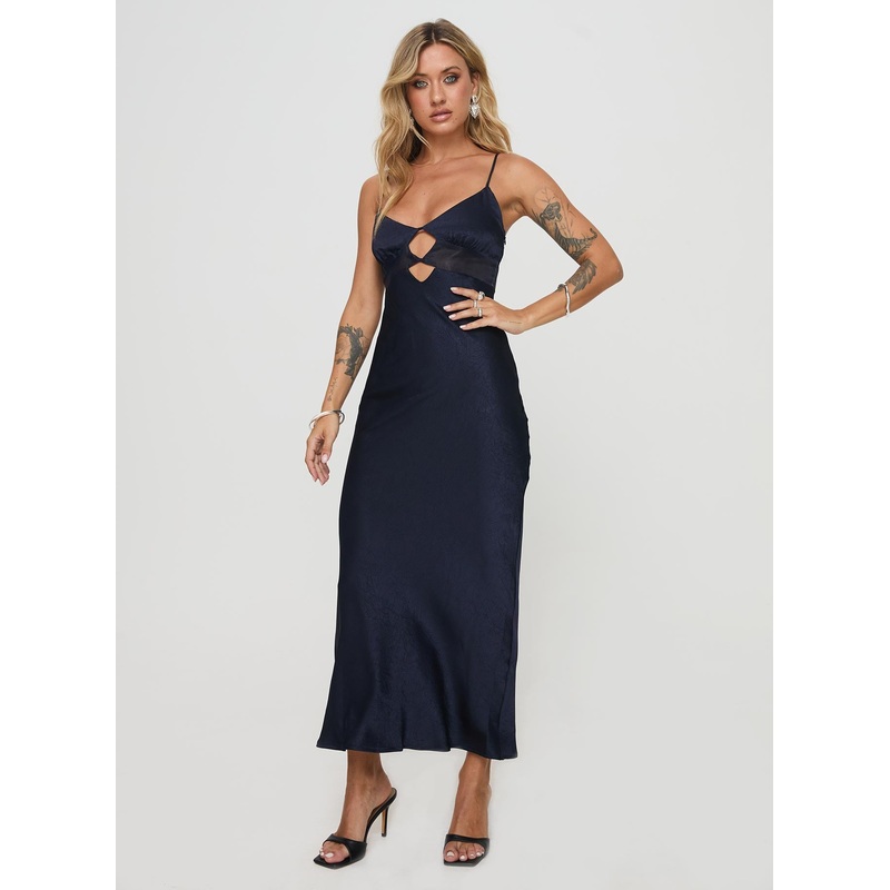 Leroux Maxi Dress Navy