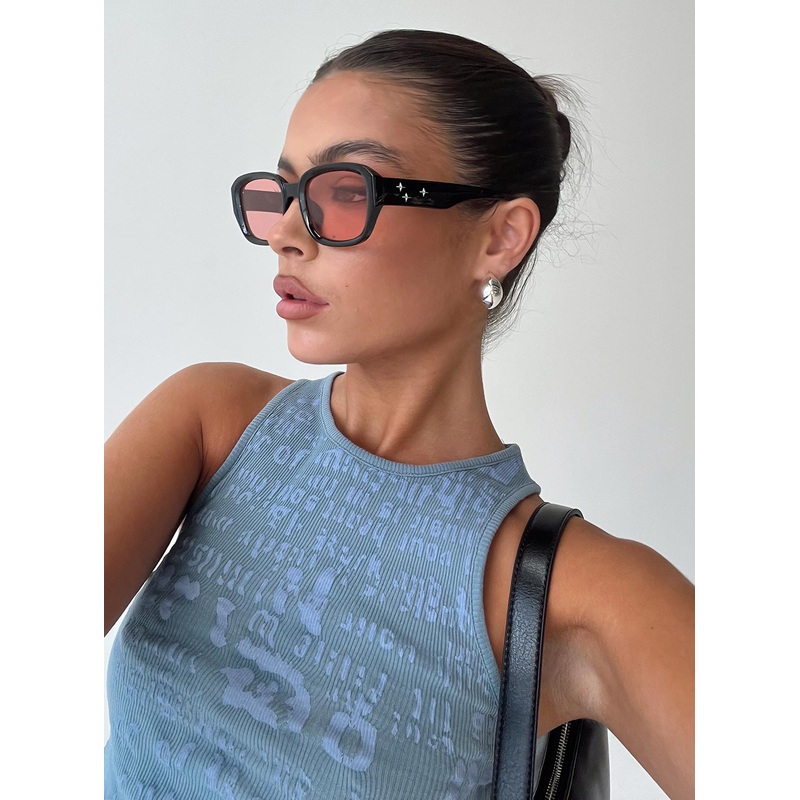 Matthias Sunglasses Black / Pink