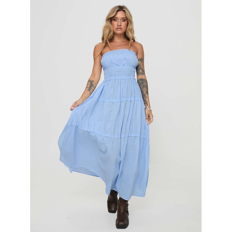 Minogue Maxi Dress Blue