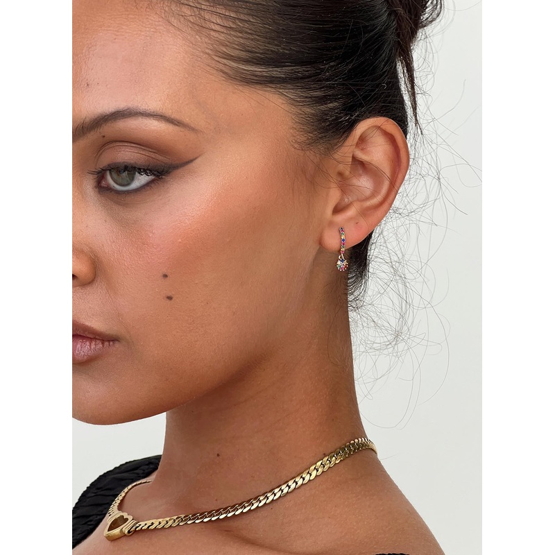 Ru Earrings Gold