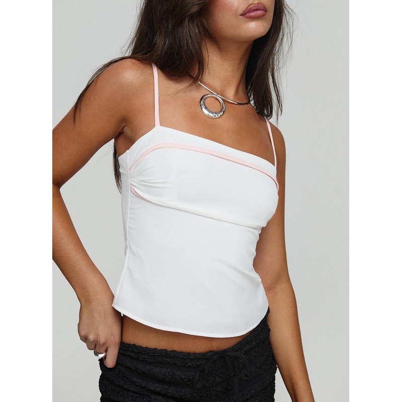Thatcher Top White