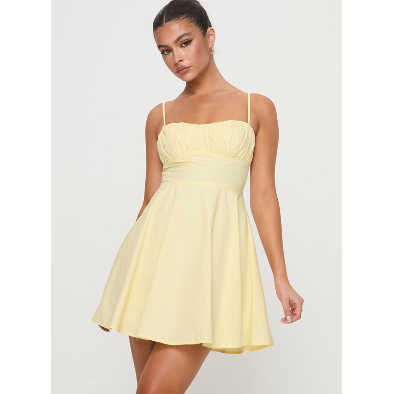 Xantha Mini Dress Yellow
