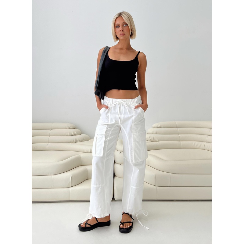 Bilbury Cargo Pants White