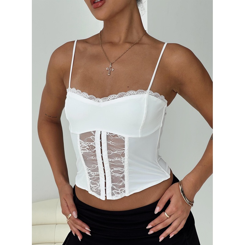 Coletto Corset Top White