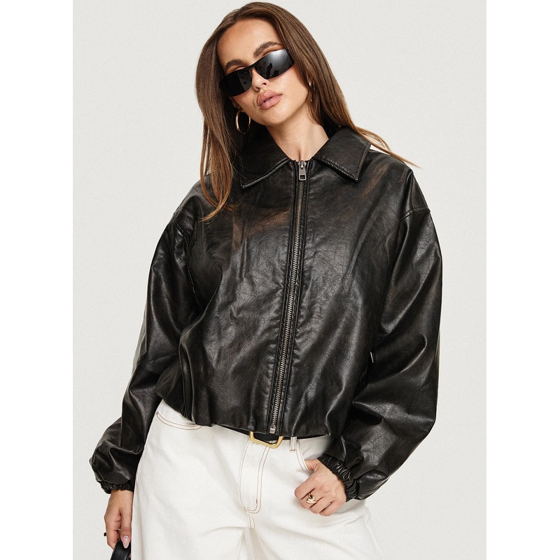 Nirvana Bomber Jacket Onyx