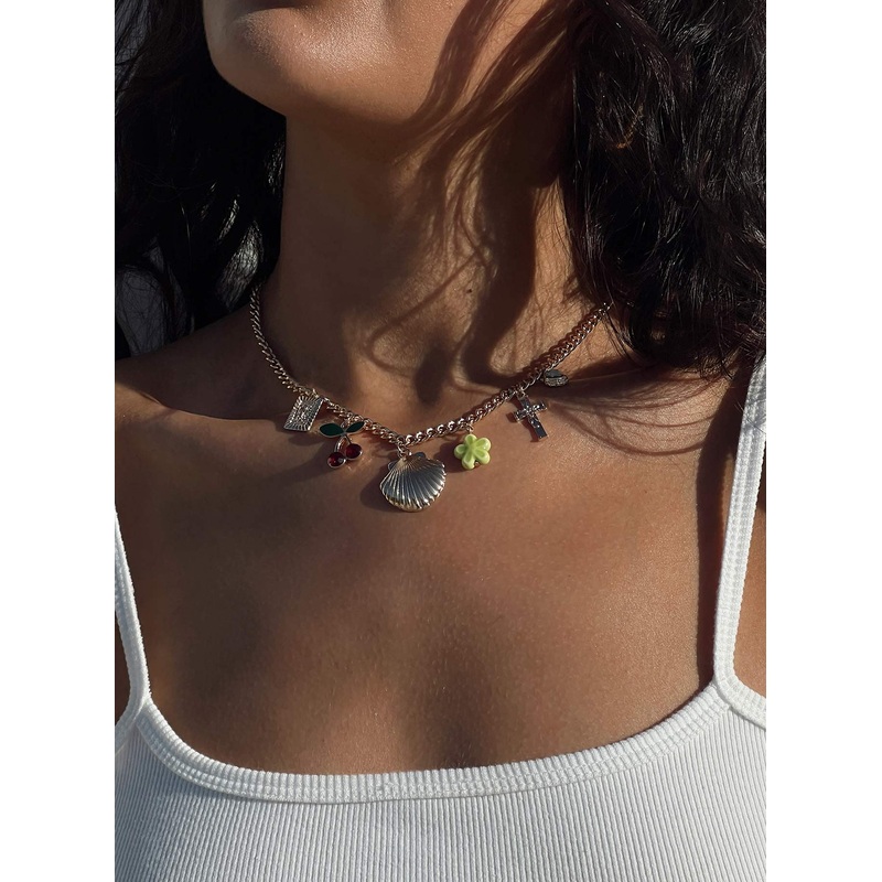 All My Life Charm Necklace Gold