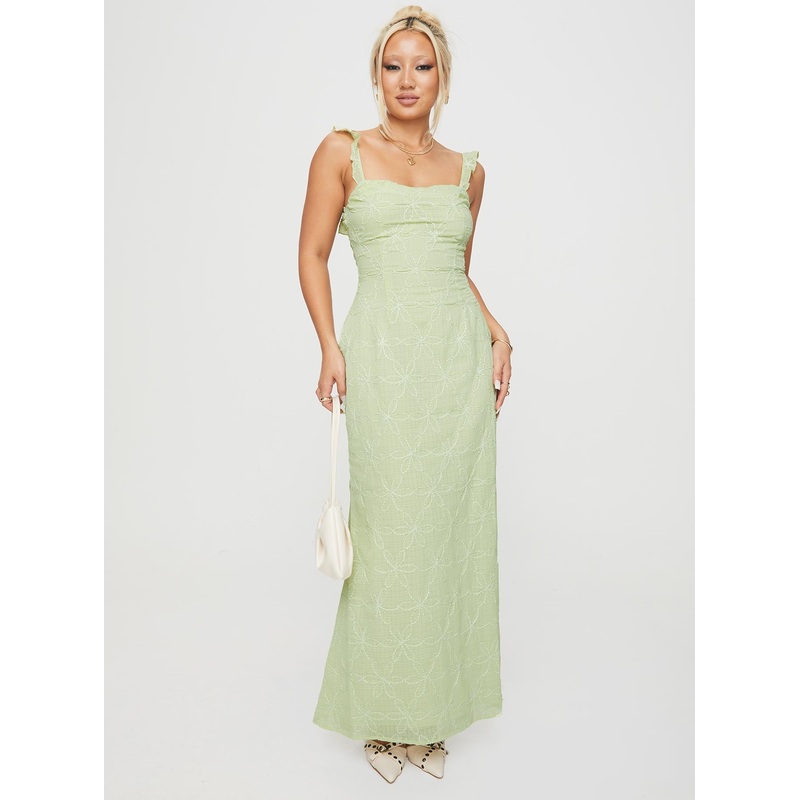 Burner Maxi Dress Green