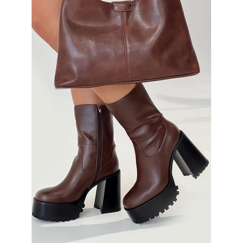 Garbo Boots Brown