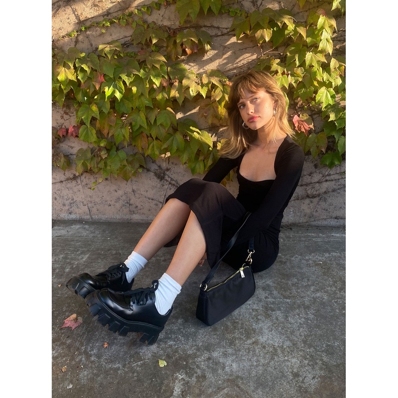 Nolan Midi Dress Black Tall
