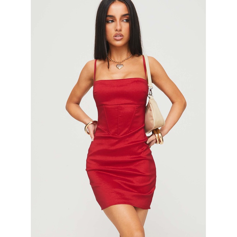 Warrander Mini Dress Red
