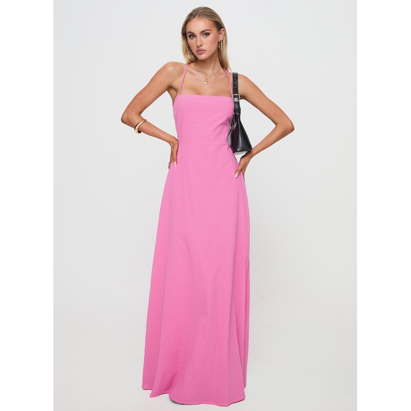 Clea Maxi Dress Pink