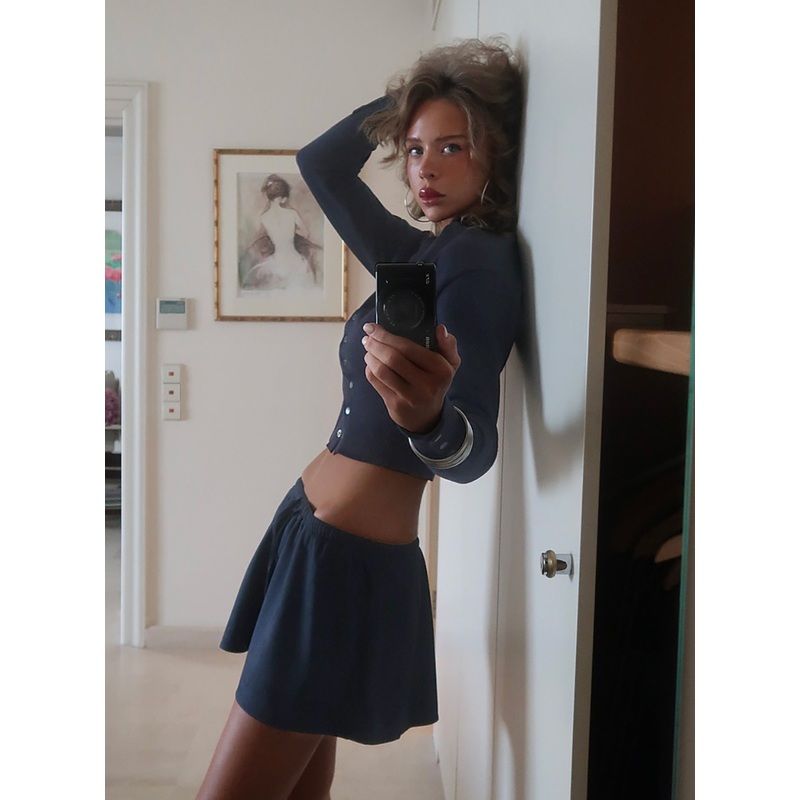 Ghost Mini Skirt Mineral