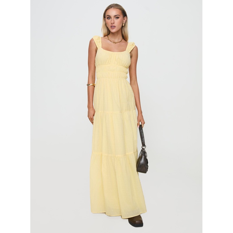 Skieler Maxi Dress Lemon