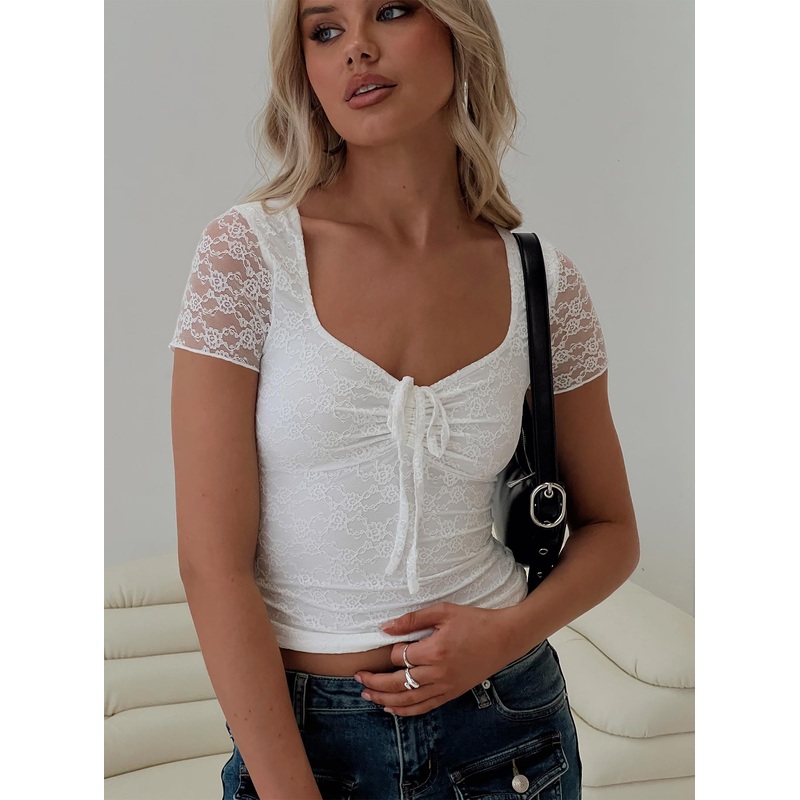 Amaryllis Top White