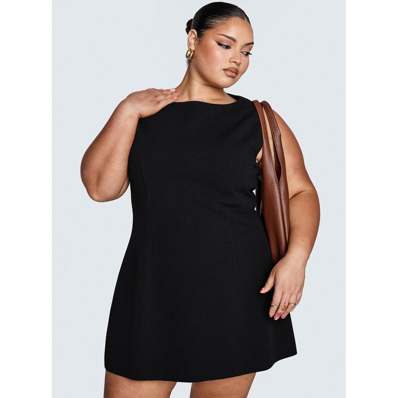 Anse Mini Dress Black Curve