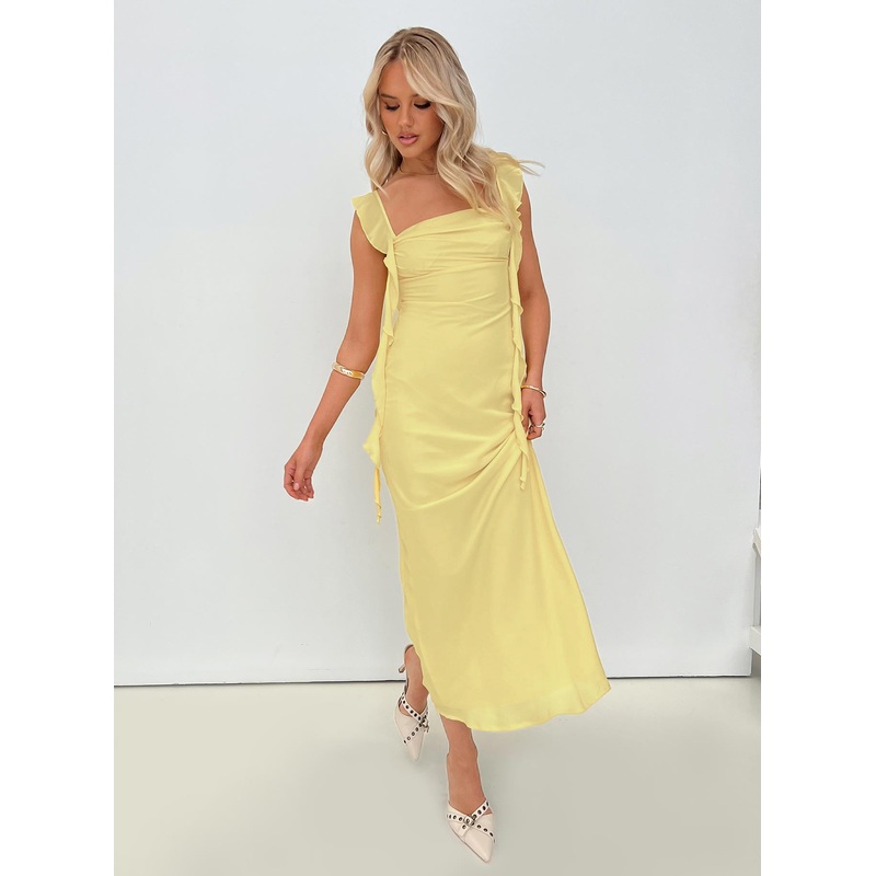 Lanai Maxi Dress Lemon