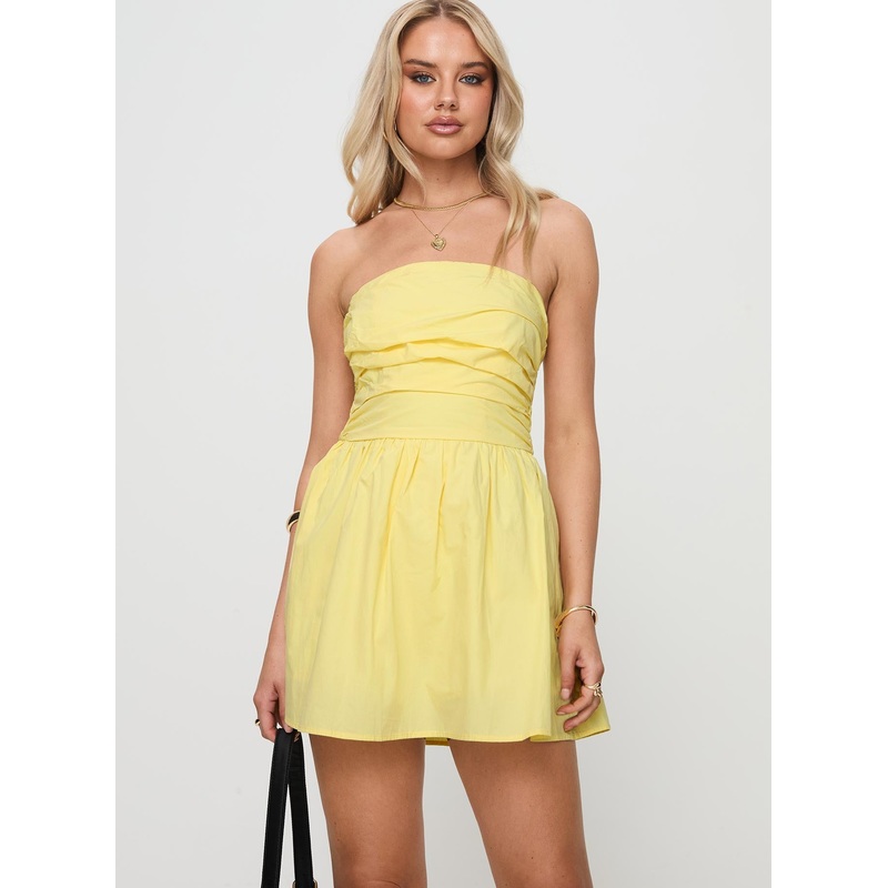 Salty Breeze Romper Lemon