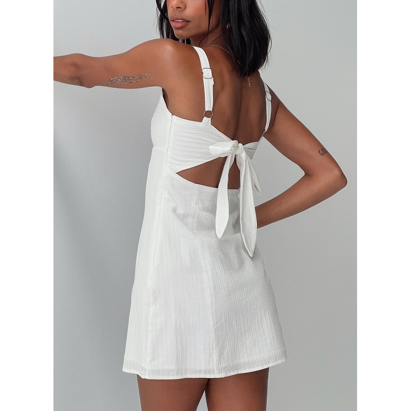 Summer Isles Mini Dress White