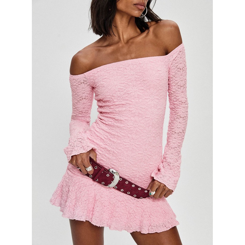 Vancesca Strapless Mini Dress Pink