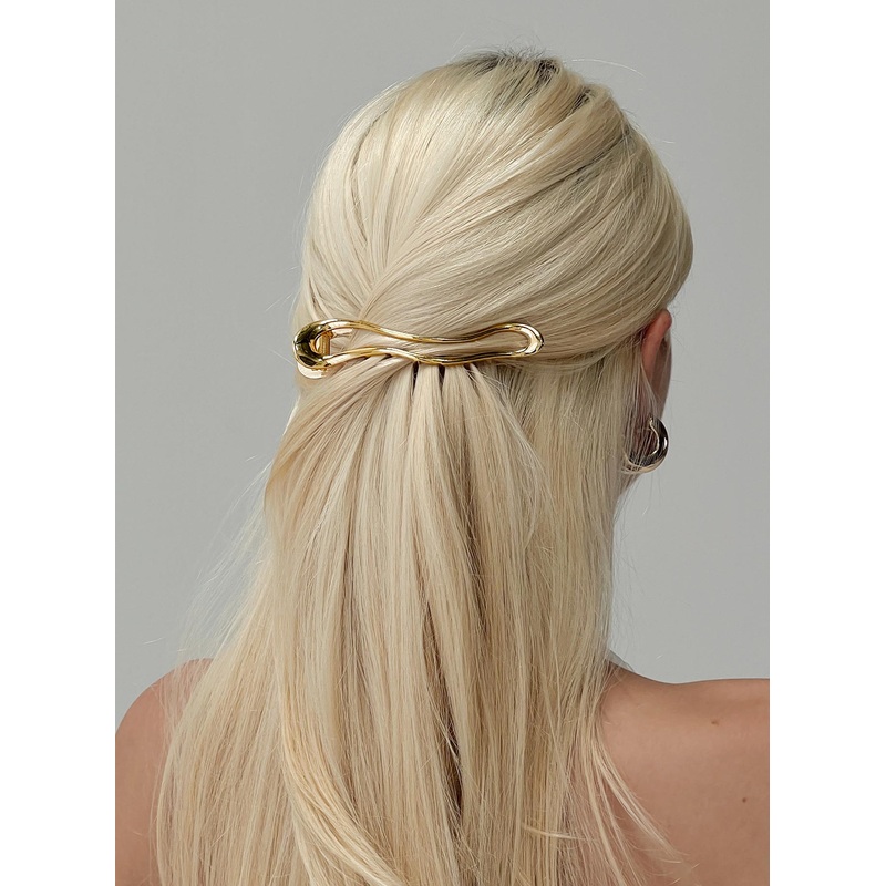 In The World Hair Clip Gold