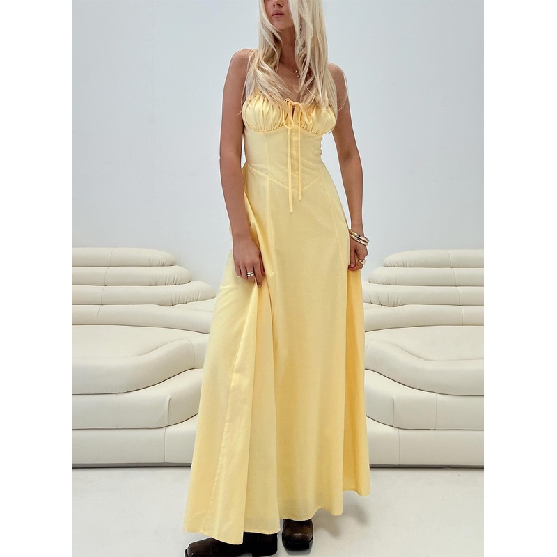 Leticia Maxi Dress Lemon