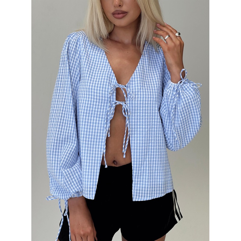 Slide Away Top Blue