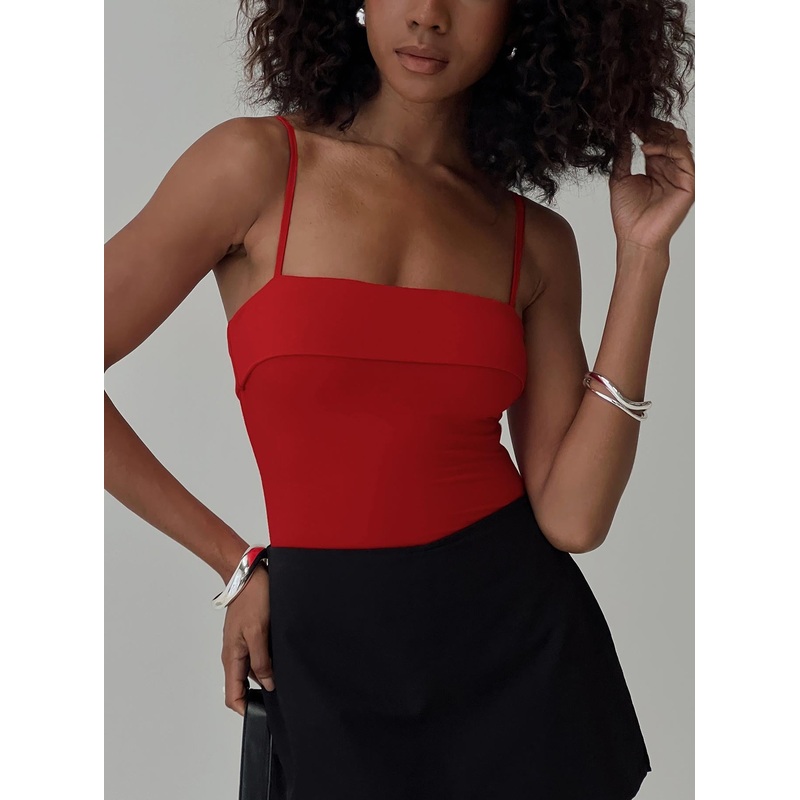 Lilani Bodysuit Red