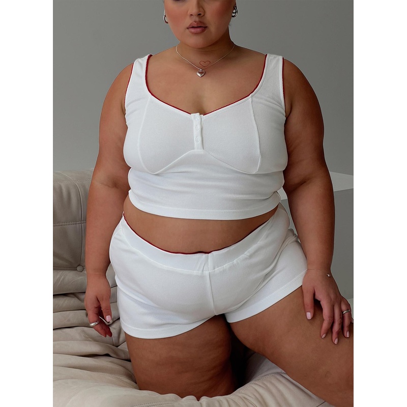 Motif Rib Sleep Set Ivory Curve