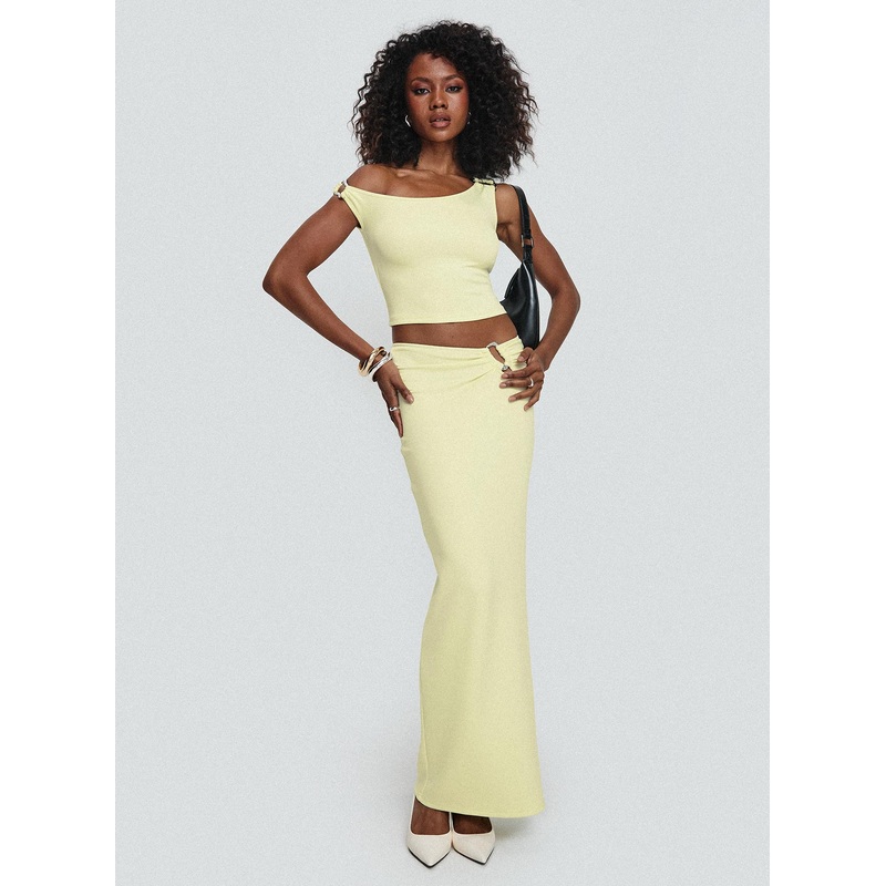 Whiley Maxi Skirt Cream